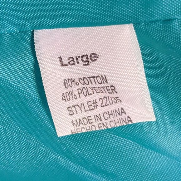 Poof Couture Spring Green Open Front Ladder Cut Out Back Blazer - size L - Picture 9 of 10